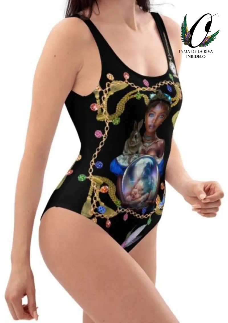 Modelo de cuerpo Bañador Mami Mumis Colibrí Diseño Exclusivo Inma de la Riva