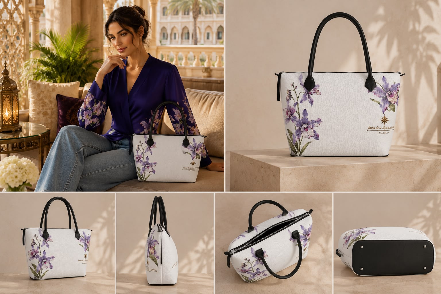 Bolso NAJMA · Jardin des Orchidées - Imagen 2