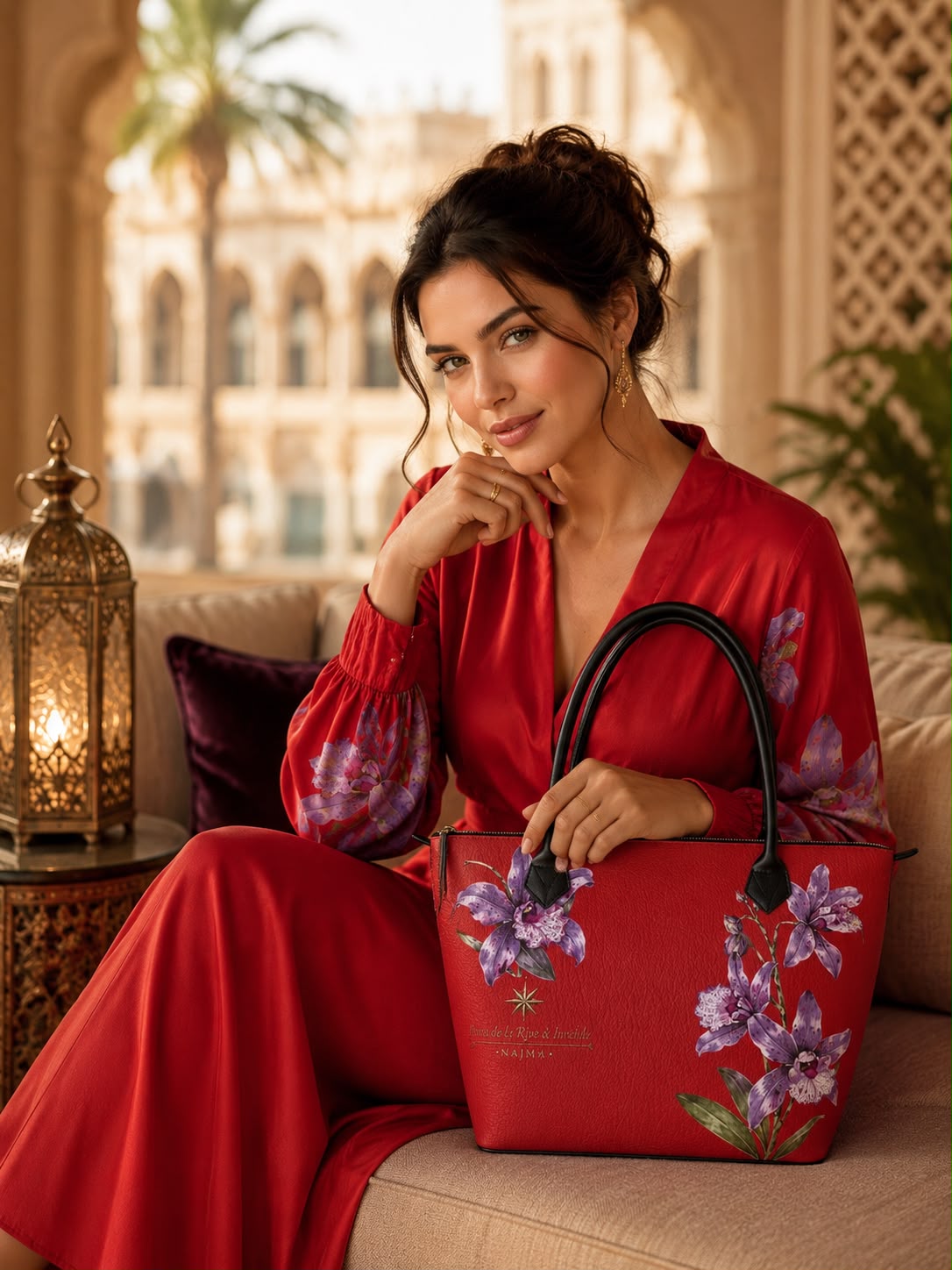 Bolso NAJMA · Jardin des Orchidées - Imagen 4