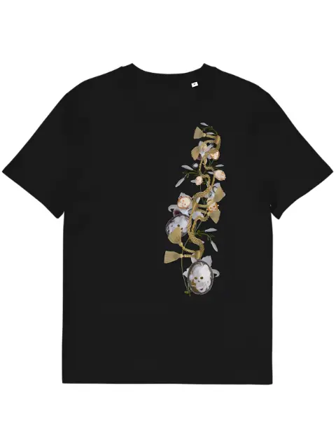 Camiseta Bio Unisex Orquídeas y Camafeos