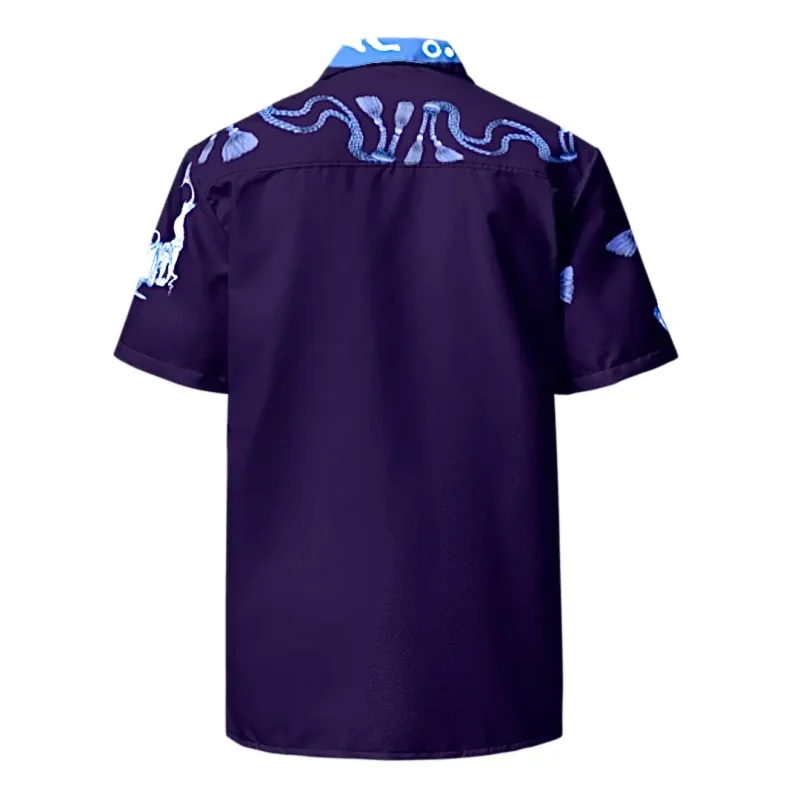 Camisa Neptuno y las Sirenas diseño exclusivo Inma de la Riva