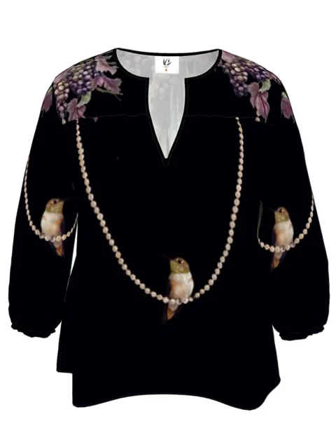 Camisa "El Colibrí Elegante"