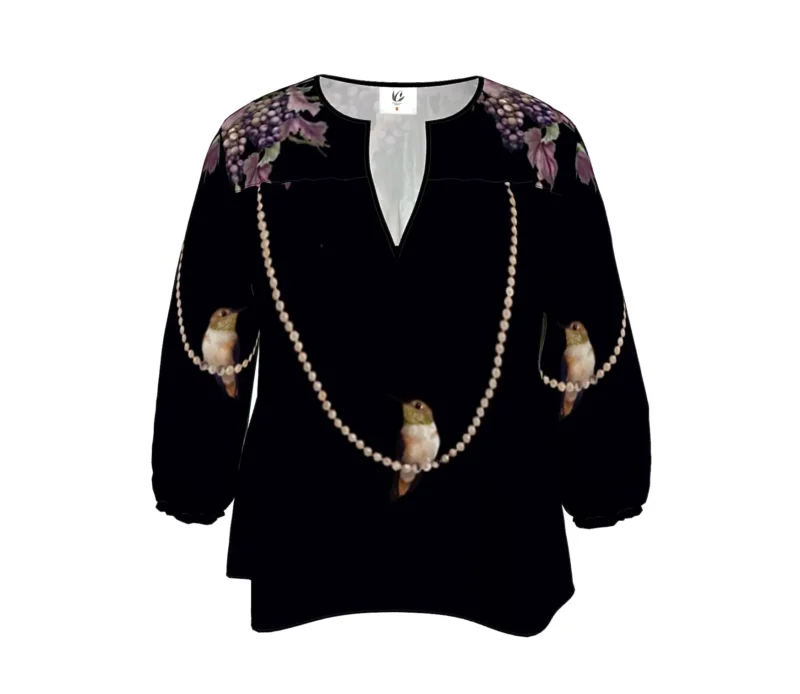 Camisa "El Colibrí Elegante"