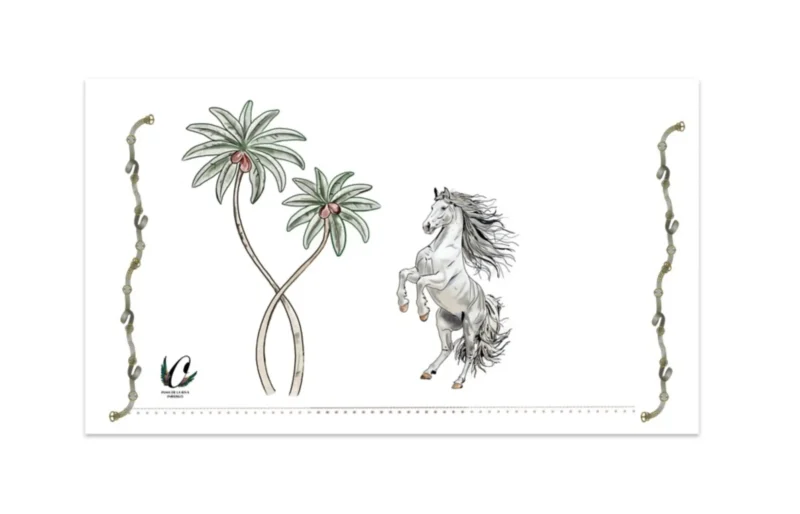 Pareo "Caballo Blanco": Elegancia Salvaje - Imagen 3
