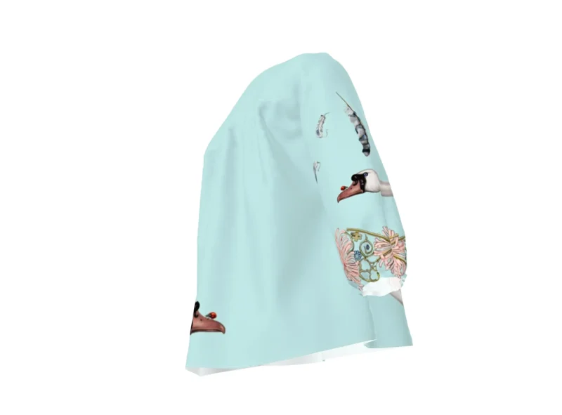Blusa "Los Cisnes": Serenidad y Estilo - Imagen 4