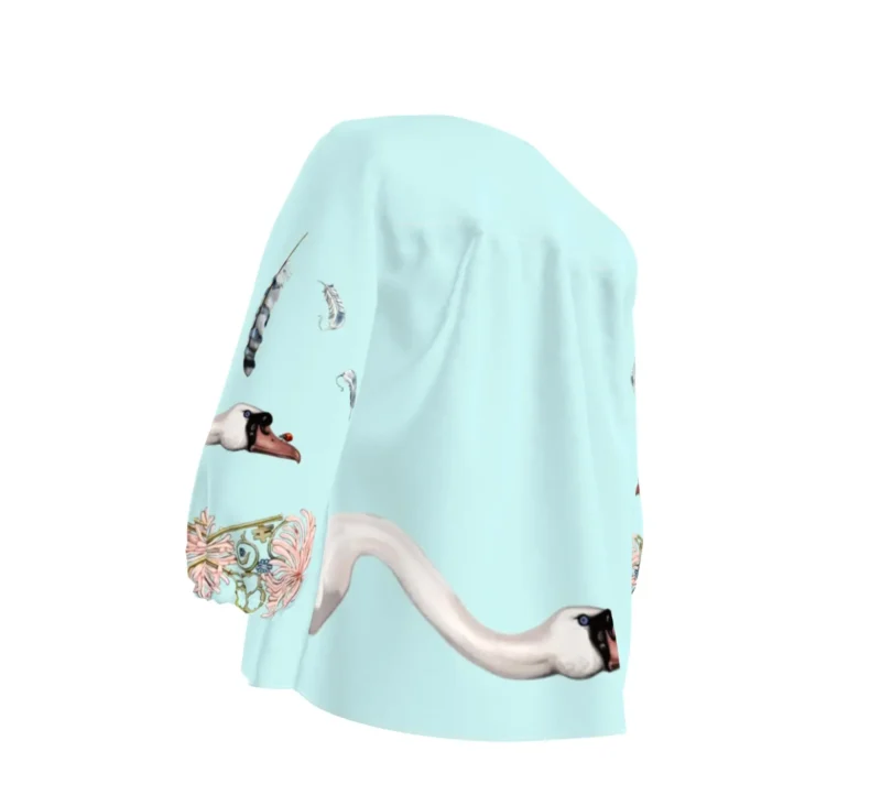 Blusa "Los Cisnes": Serenidad y Estilo - Imagen 2