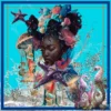 Pañuelo "Diosa del Mar": Lujo y Misterio Oceánico