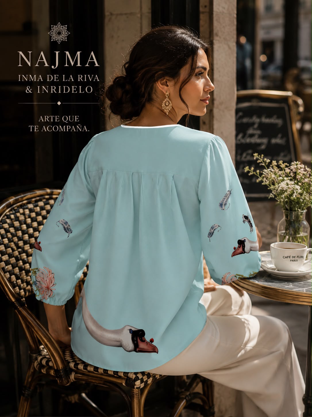 Blusa "Los Cisnes": Serenidad y Estilo - Imagen 7