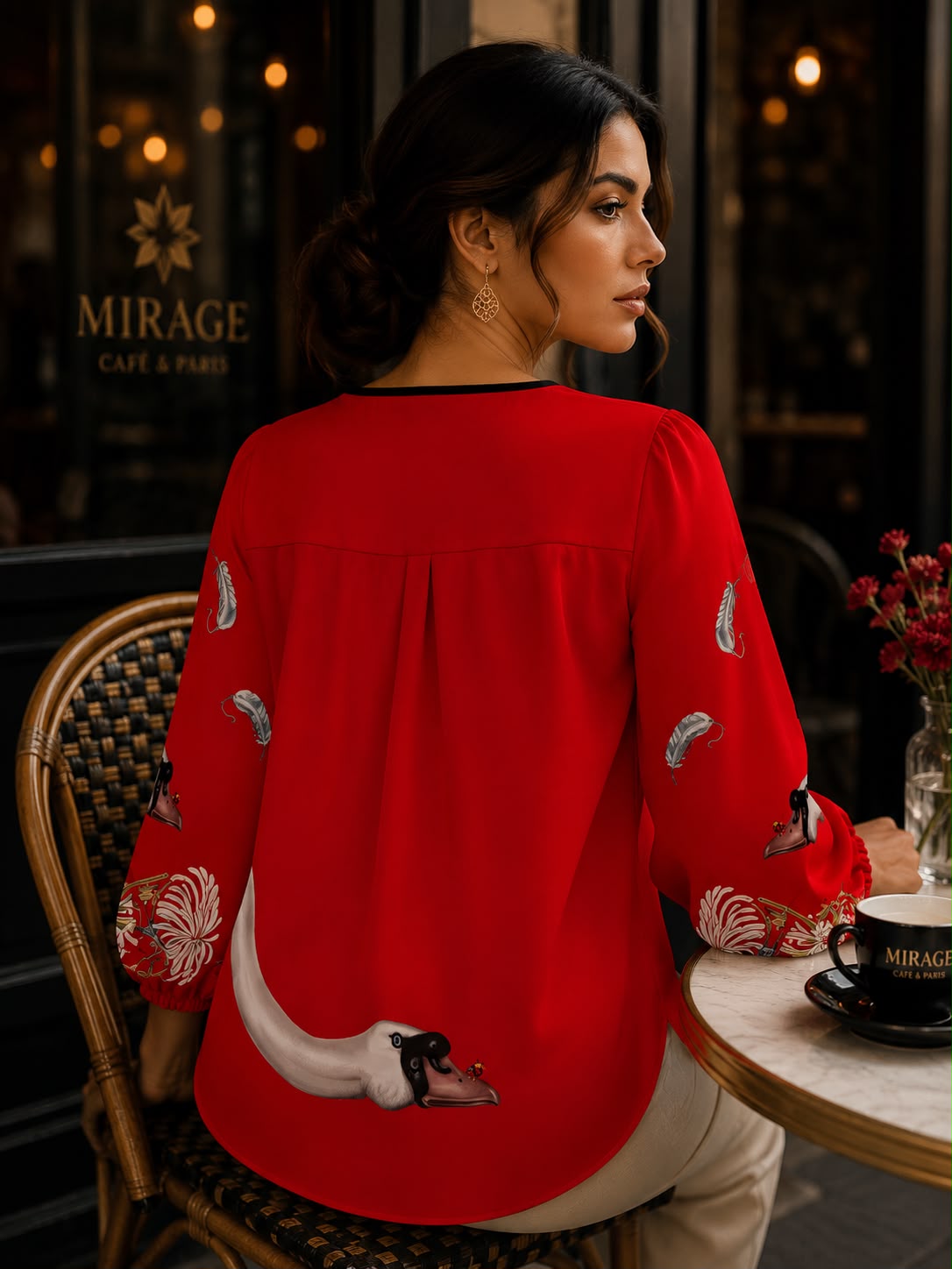 Blusa "Los Cisnes": Serenidad y Estilo - Imagen 5