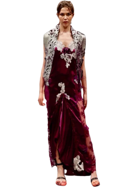 Vestido-Be renjen Real.
