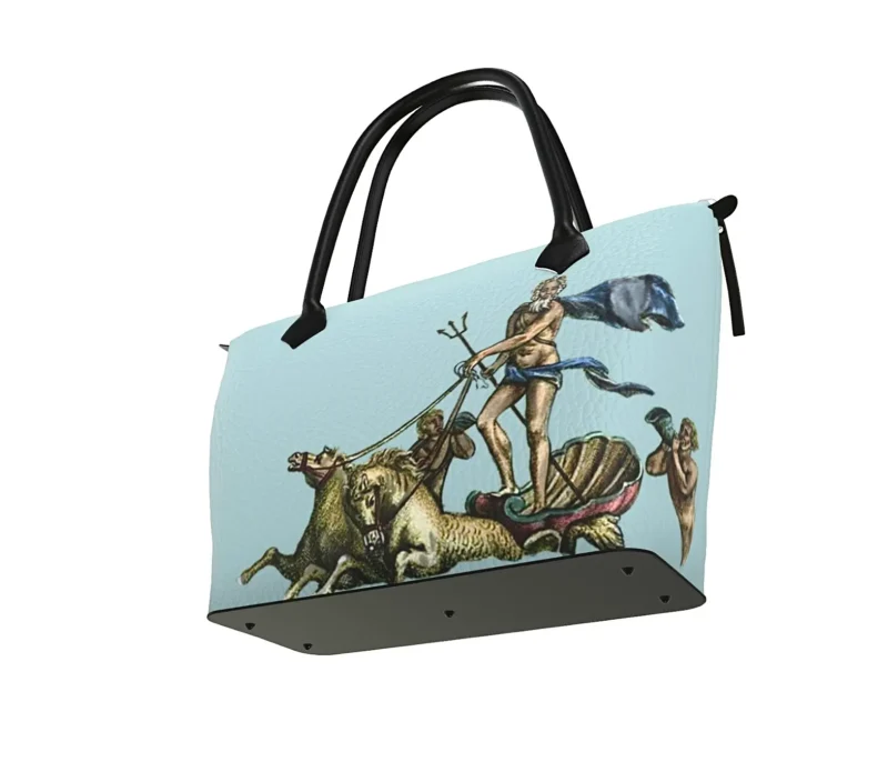 Bolso Tote "Azul claro": Arte y Artesanía Exclusiva - Imagen 4