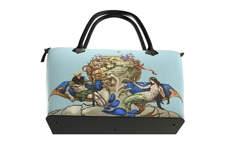Bolso Tote "Azul claro": Arte y Artesanía Exclusiva - Imagen 2