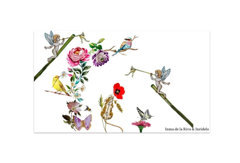 Pareo "Jardín Diurno Celestial": Calor y Diseño para tu Verano - Imagen 2