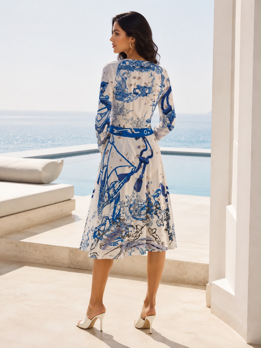 Vestido Manga Larga "Neptuno y Las Sirenas" - Imagen 3