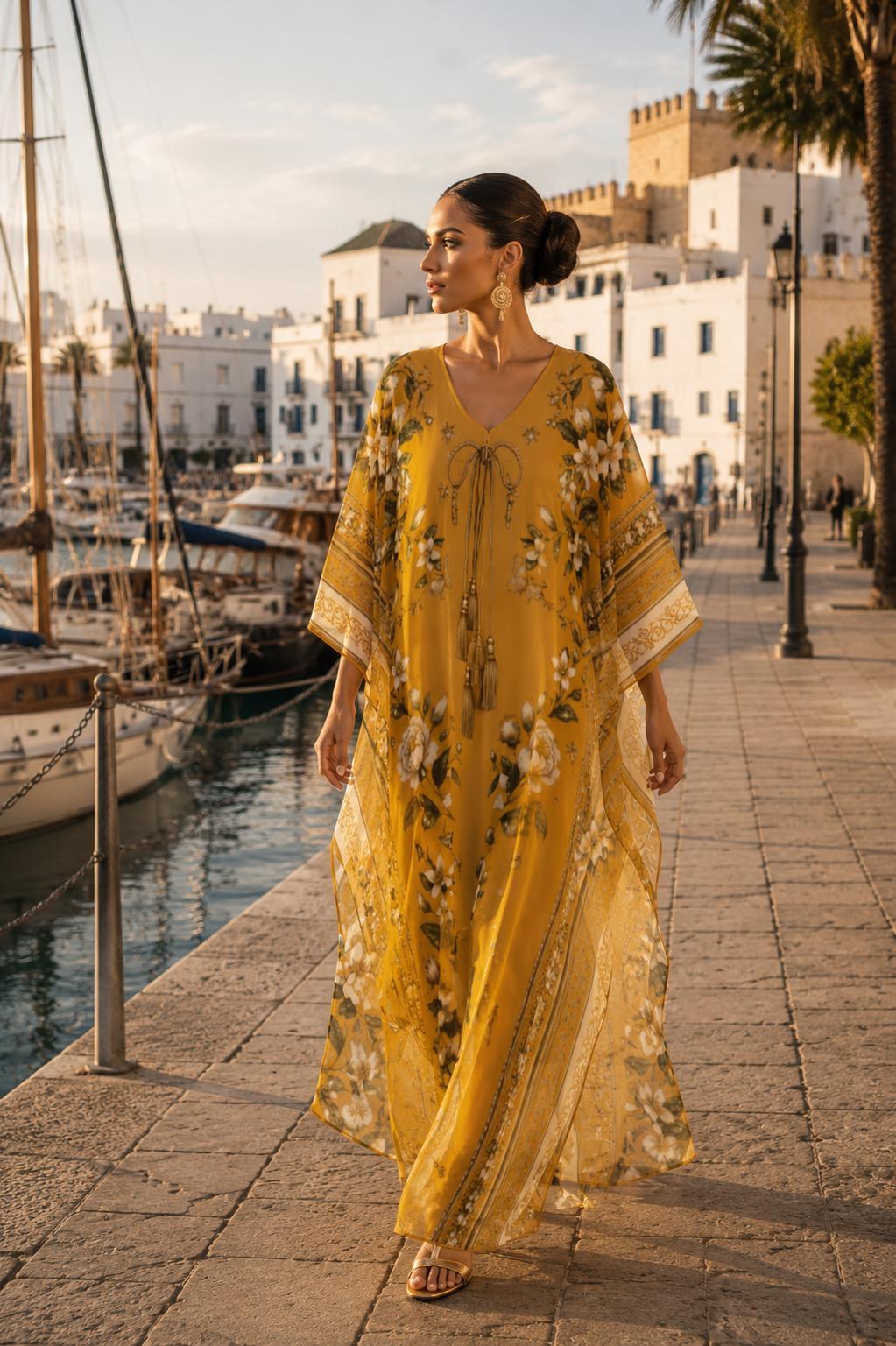 Caftán JANNAT Emerald – Resort Collection - Imagen 5