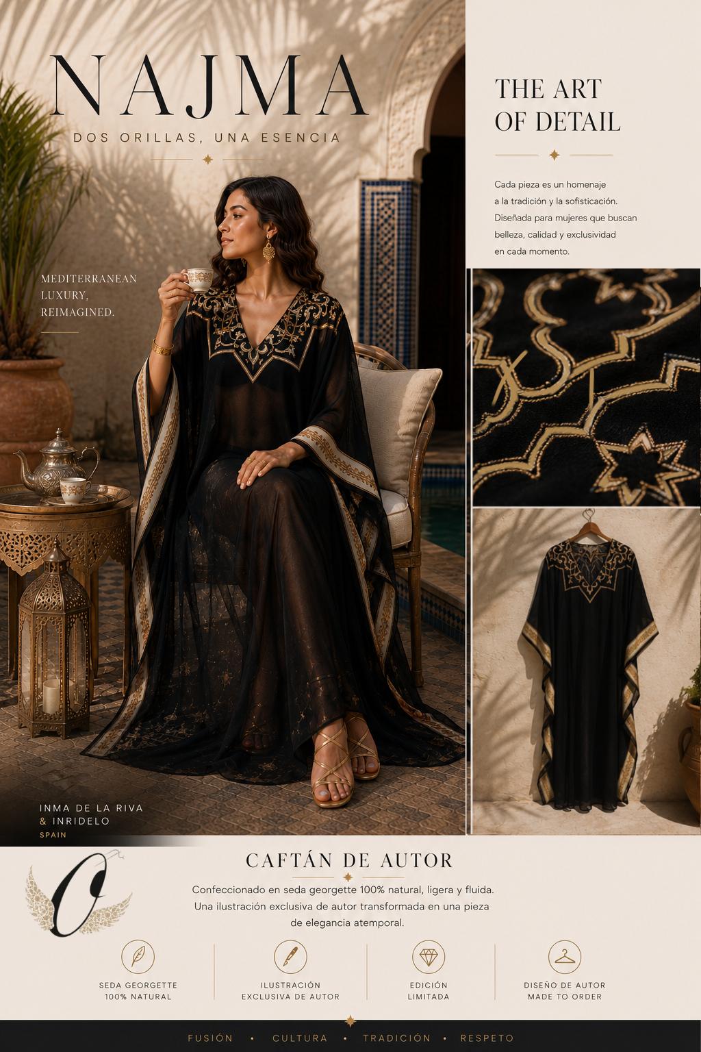 Caftán NAJMA Emerald – Resort Collection - Imagen 2