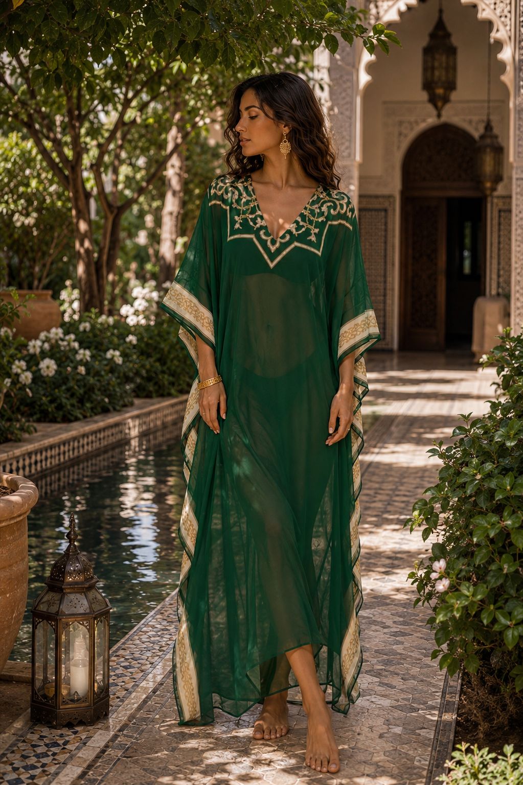 Caftán NAJMA Emerald – Resort Collection - Imagen 6