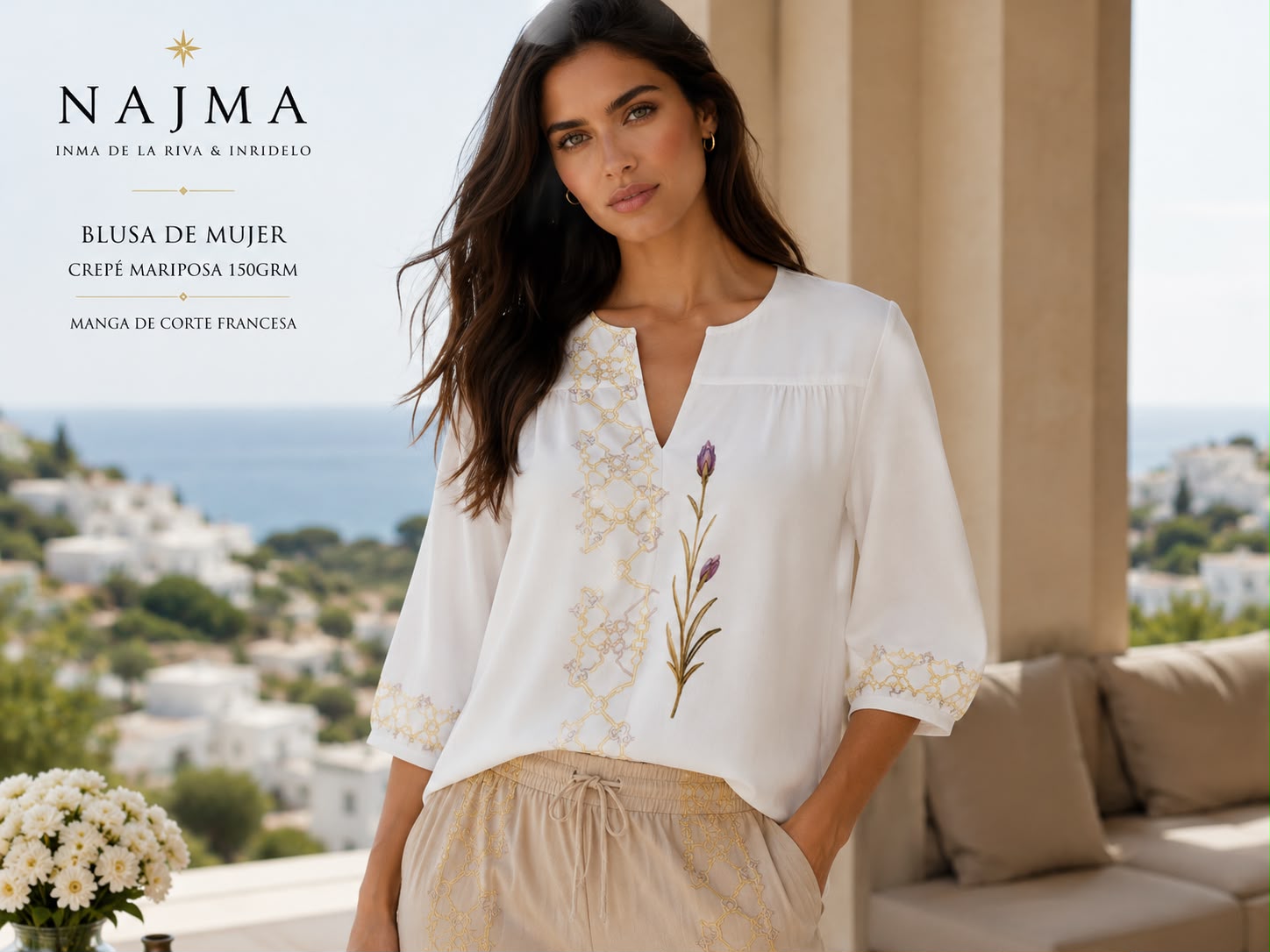 Blusa ZAHRA Safran Imperial