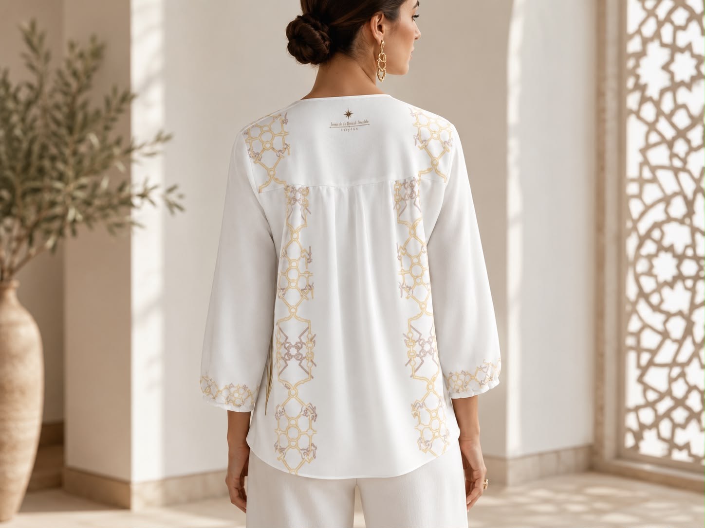 Blusa ZAHRA Safran Imperial - Imagen 2