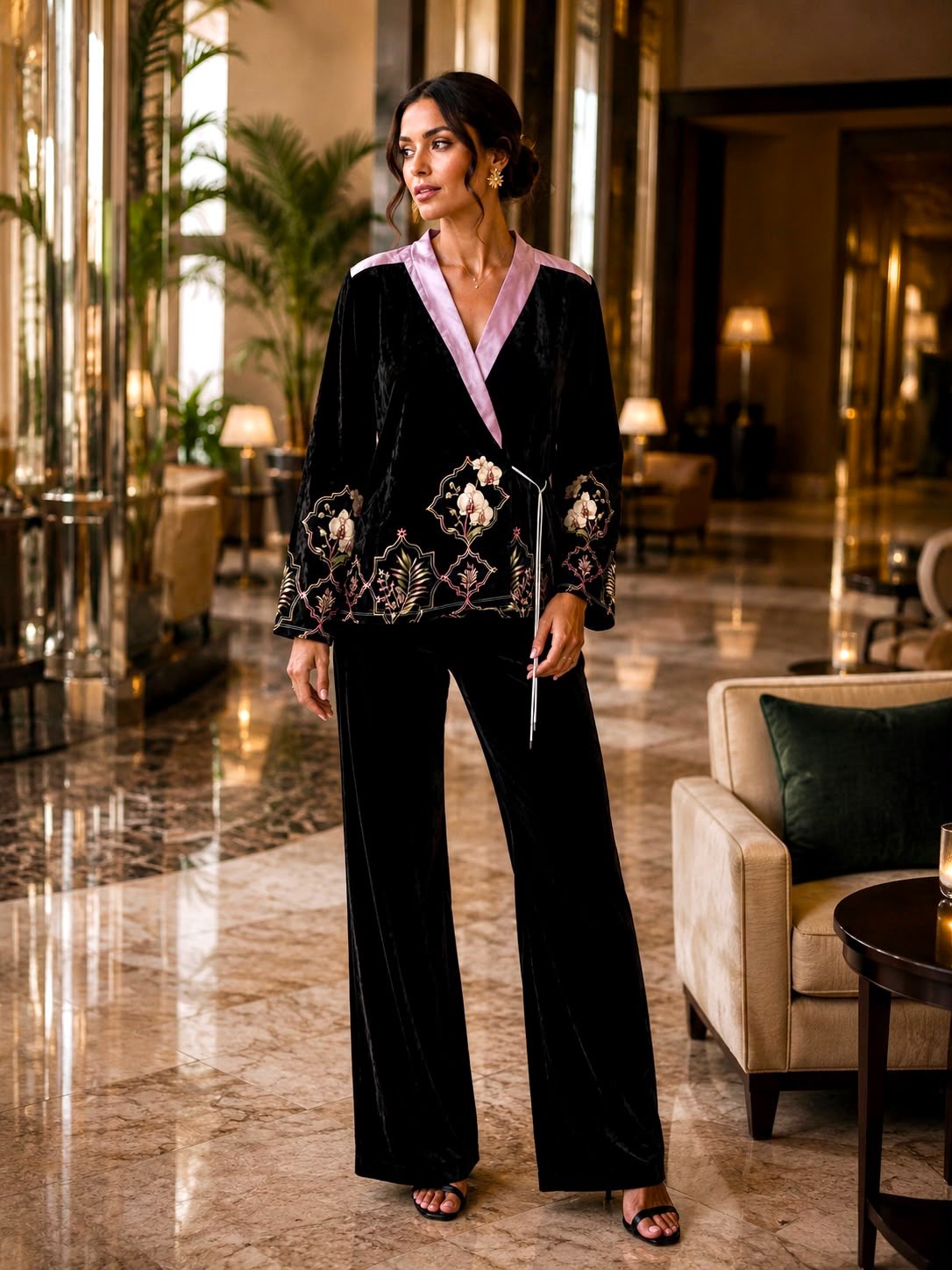 Blazer Cruzado NAJMA Noir – Edición Exclusiva
