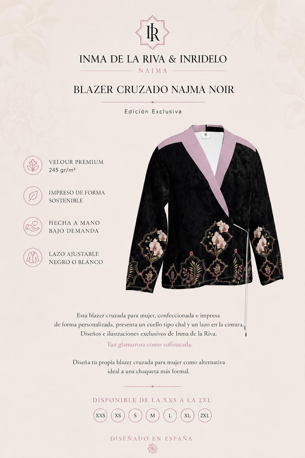 Blazer Cruzado NAJMA Noir – Edición Exclusiva - Imagen 3