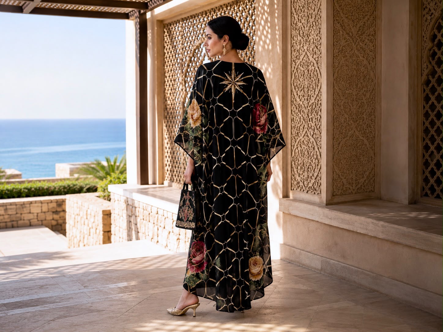 Caftán NAJMA Les Roses de Najma – Colección Resort - Imagen 4