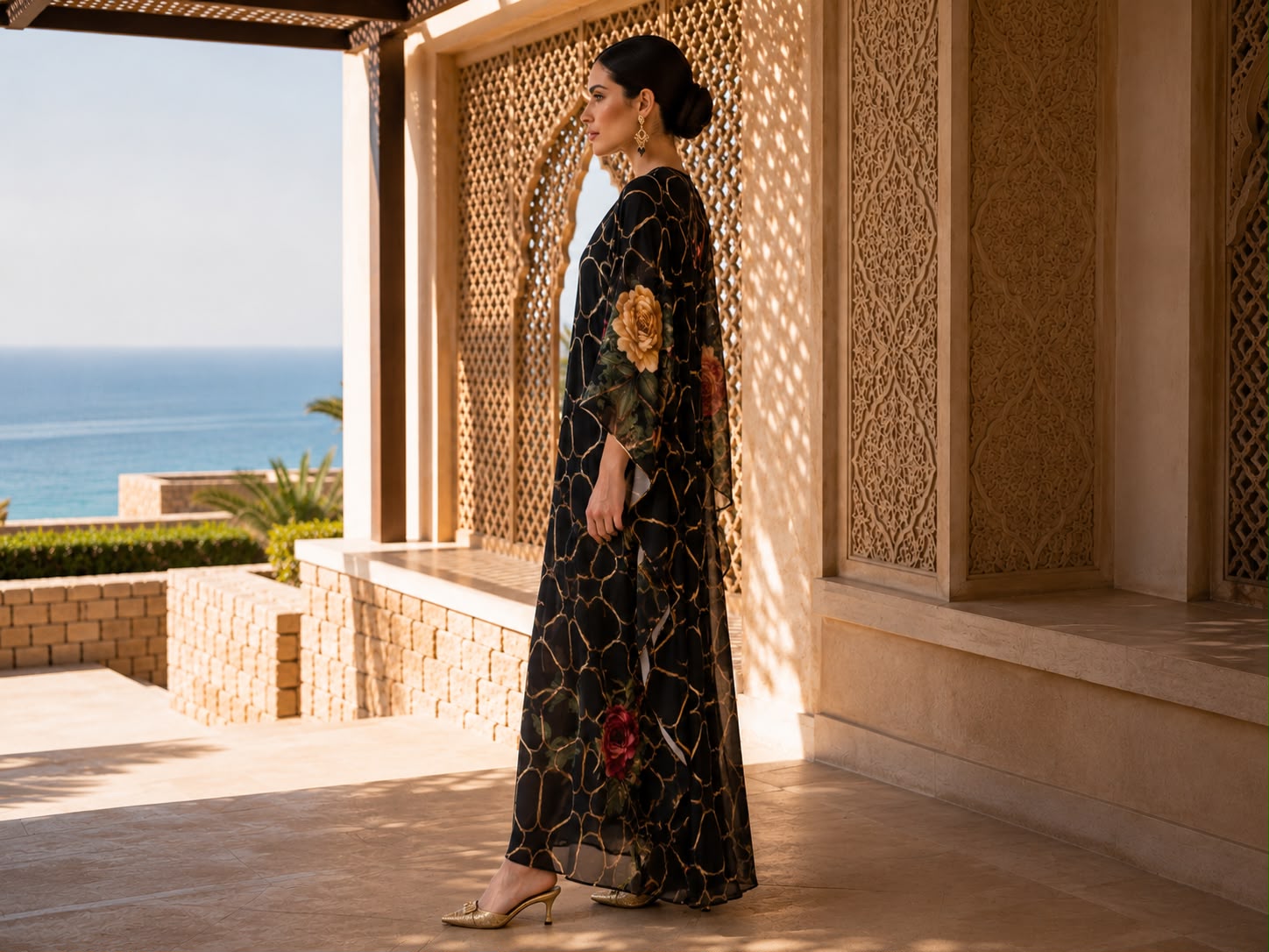 Caftán NAJMA Les Roses de Najma – Colección Resort - Imagen 5