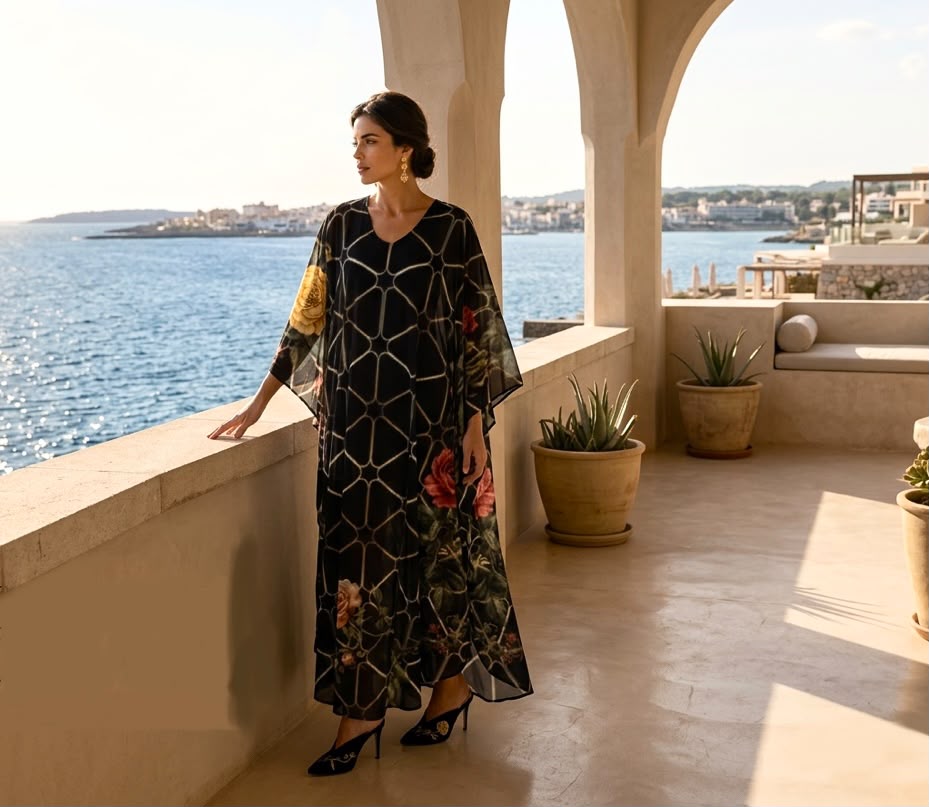 Caftán NAJMA Les Roses de Najma – Colección Resort - Imagen 6